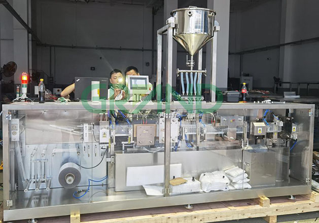 미용 모노 용량 캡슐 충전 및 밀봉 기계