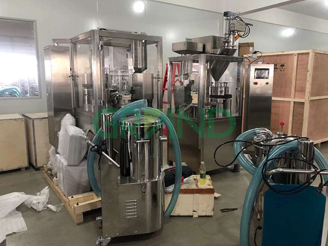 중국에서 태국 자동 캡슐 충전 기계